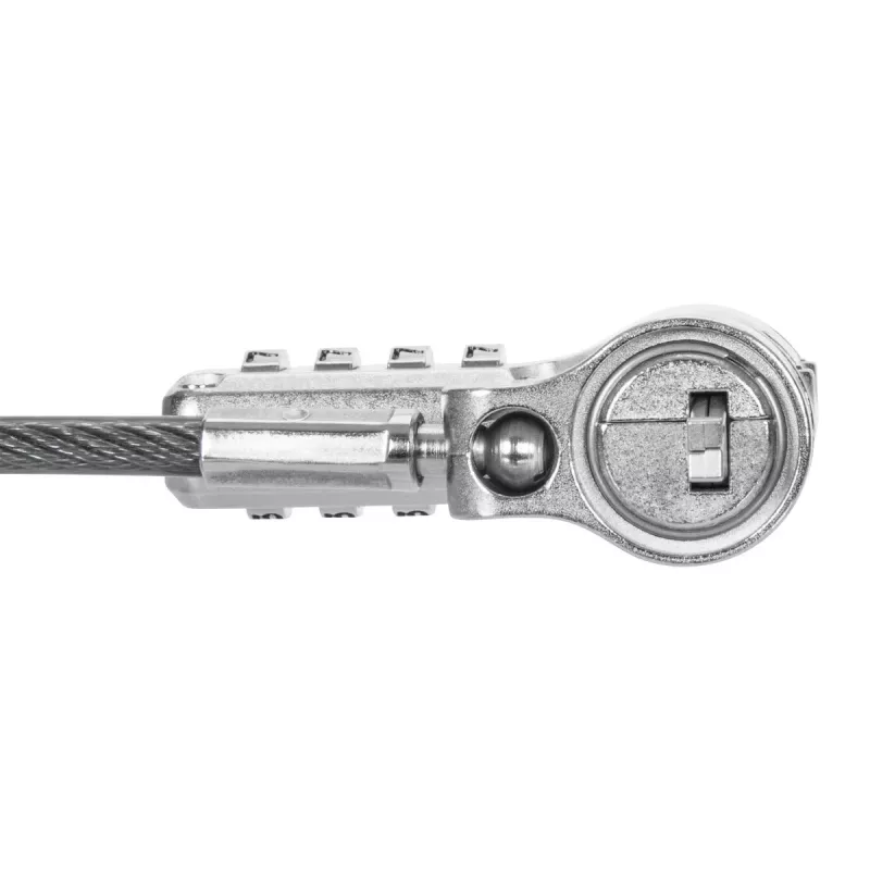 Targus ASP96GLX-S kabelslot zilver 2m cijferslot