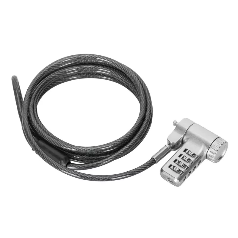 Targus ASP96GLX-S kabelslot zilver 2m cijferslot