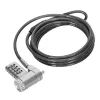 Targus ASP96GLX-S kabelslot zilver 2m cijferslot