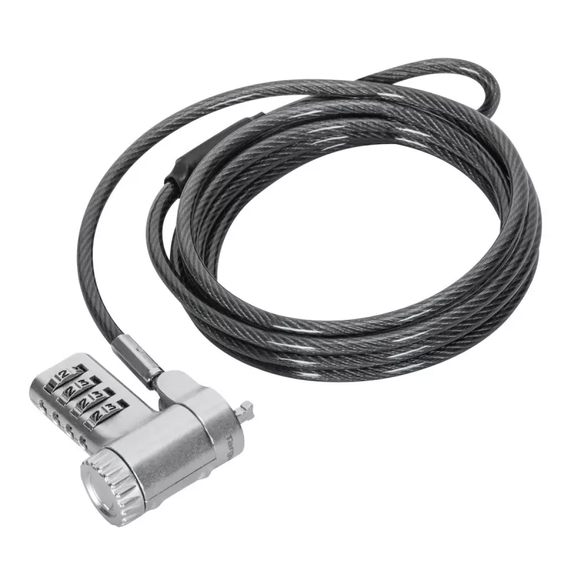 Targus ASP96GLX-S kabelslot zilver 2m cijferslot
