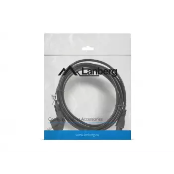 Stroomkabel Lanberg CA-C5CA-11CC-003-BK 3m C5-koppeling CEE7/7
