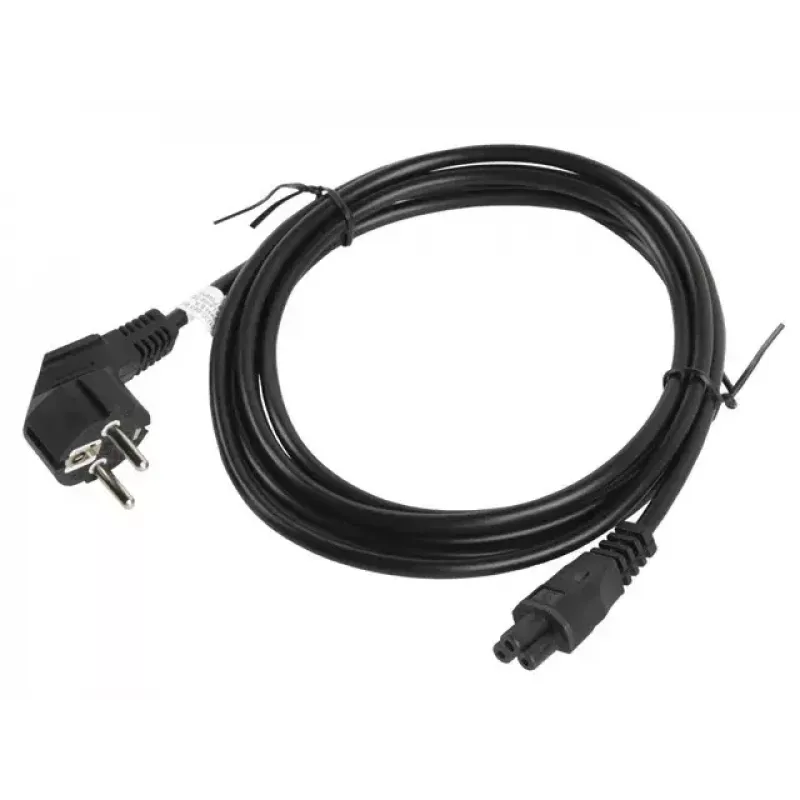 Stroomkabel Lanberg CA-C5CA-11CC-003-BK 3m C5-koppeling CEE7/7