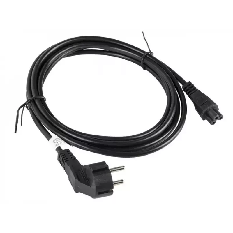 Stroomkabel Lanberg CA-C5CA-11CC-003-BK 3m C5-koppeling CEE7/7