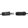 Netwerkkabel LogiLink CQ7063S RJ-45 Cat6a 3 m zwart