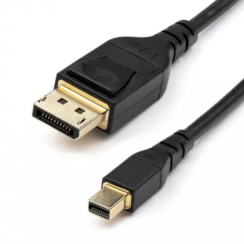 StarTech.com 2m VESA-gecertificeerde Mini DisplayPort naar DisplayPort 1.4 kabel - 8K 60Hz HBR3 HDR - Super UHD mDP naar DP 1.4 kabel - slank (34 AWG) Ultra HD 4K 120Hz - monitor-/videokabel