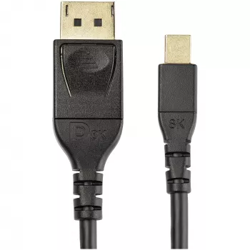 StarTech.com 2m VESA-gecertificeerde Mini DisplayPort naar DisplayPort 1.4 kabel - 8K 60Hz HBR3 HDR - Super UHD mDP naar DP 1.4 kabel - slank (34 AWG) Ultra HD 4K 120Hz - monitor-/videokabel