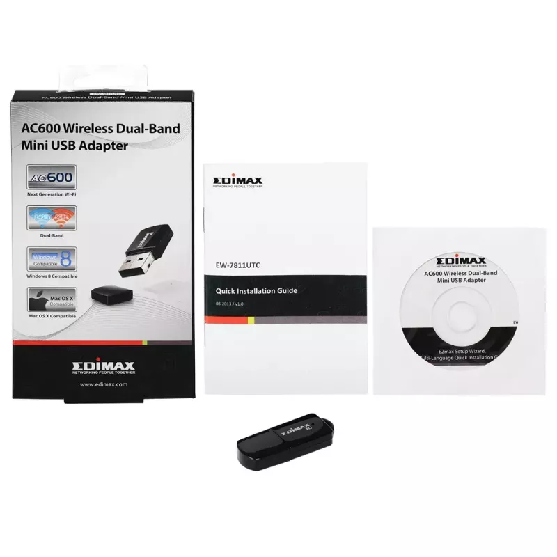 WLAN-adapter Edimax AC600 EW-7811UTC