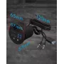 ICY BOX IB-HUB1403B stopcontact antraciet