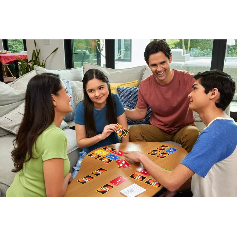 Kaartspel MATTEL UNO Zero — aflegspel, leeftijd 7+, incl. deck en scoreblok