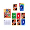 Kaartspel MATTEL UNO Zero — aflegspel, leeftijd 7+, incl. deck en scoreblok