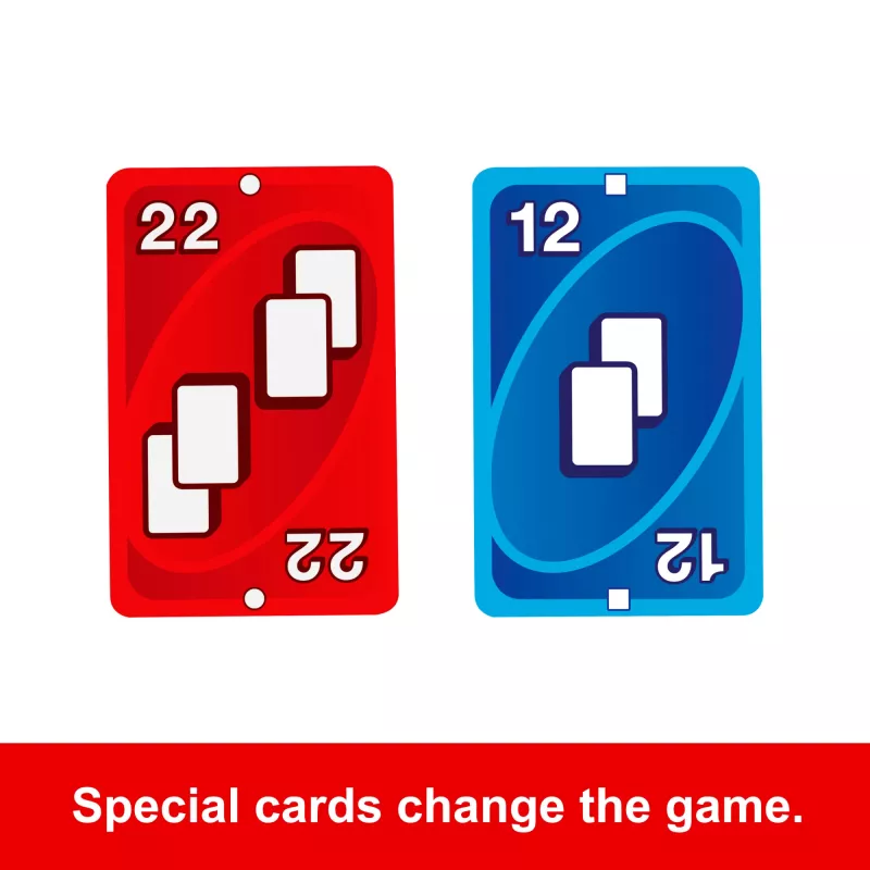 Kaartspel MATTEL UNO Zero — aflegspel, leeftijd 7+, incl. deck en scoreblok