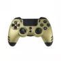 Gamepad Lexip Metaltech Wireless controller goud – pc, PS4, RF draadloos, Micro-USB, ingebouwde LiPo-accu