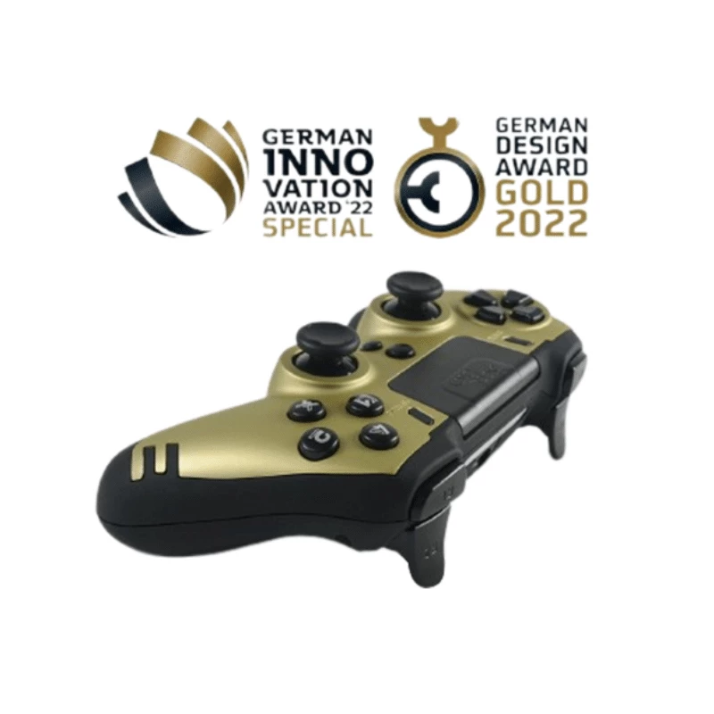 Steelplay Slim Pack draadloze controller, goud, 2,4 GHz