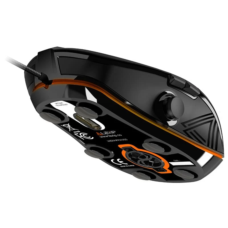 Gaming-muis Lexip NP93 Neptunium Alpha — bedraad, optisch, ergonomisch, programmeerbare knoppen