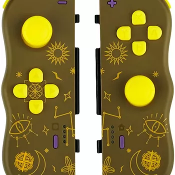 Lexip Twinpads Adventure Magic – Switch-compatibel, gamepad, Nintendo Switch, Nintendo Switch OLED, opnameknop, steekkruis, home-knop, analoog / digitaal, draadloos, Bluetooth