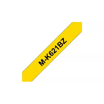 Brother M-K621BZ labelband zwart op geel