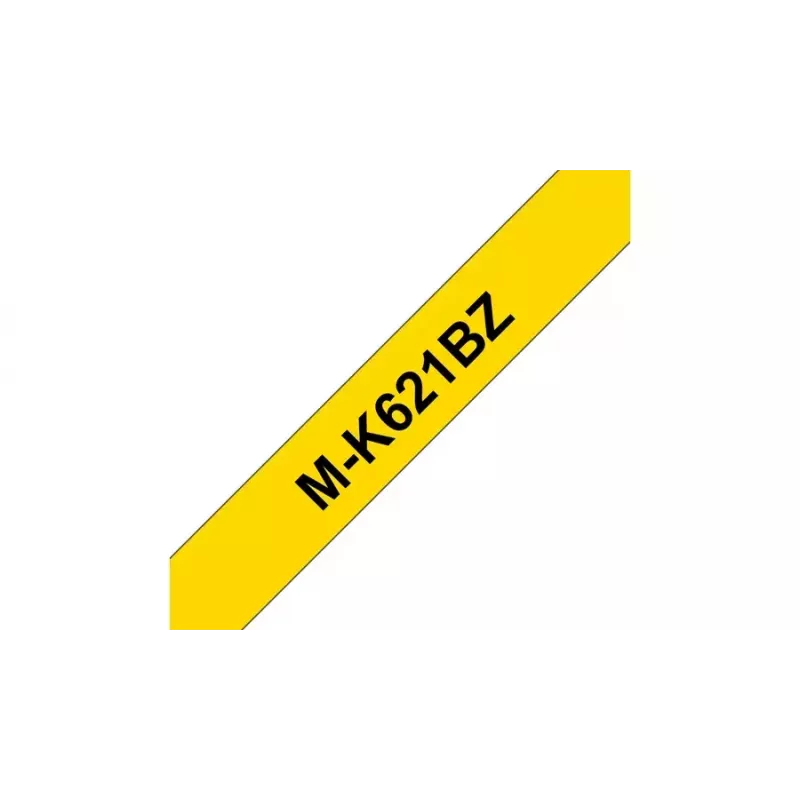 Brother M-K621BZ labelband zwart op geel