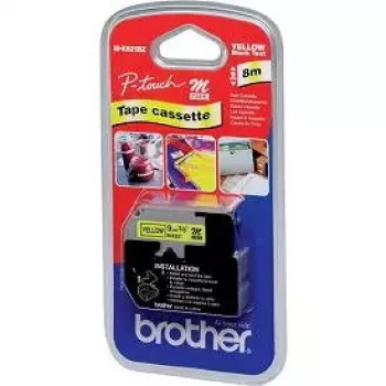 Brother M-K621BZ labelband zwart op geel