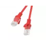 Netwerkkabel Lanberg PCU6-10CC-0050-R RJ-45 Cat6 0,5 m rood