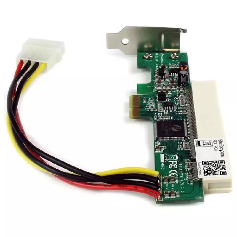 StarTech.com PCI Express naar PCI adapterkaart, PCIe, PCI 32-bit, rood, CE, FC, ROHS, PERICOM PI7C9X110BNBE, 0 - 85 °C