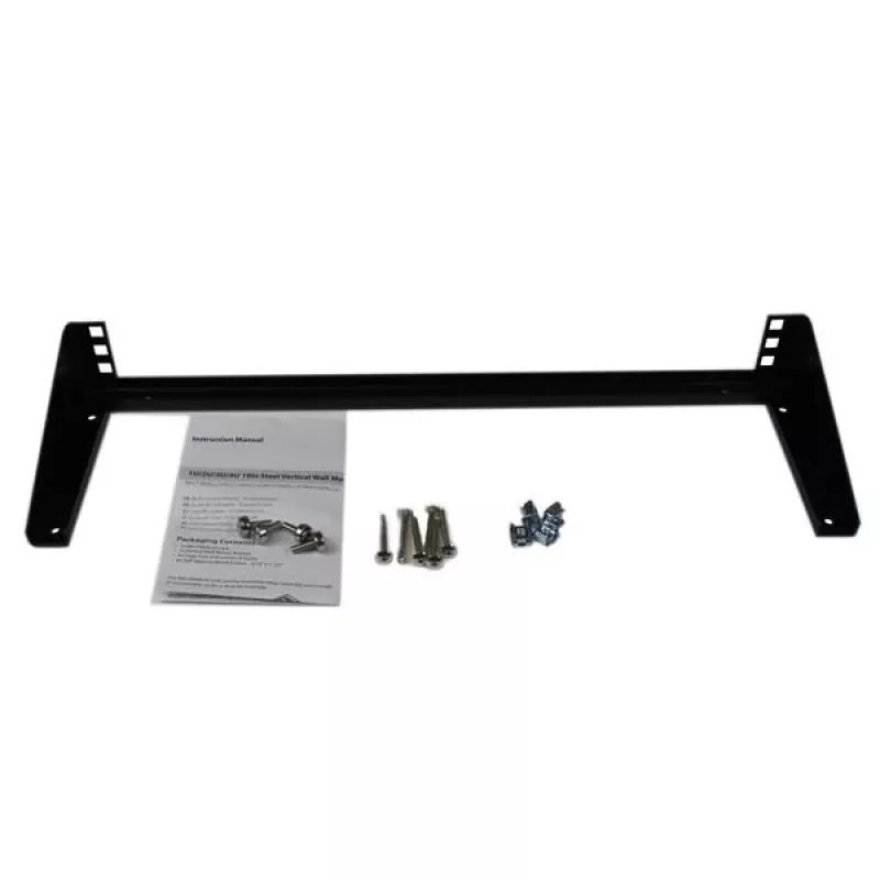 StarTech.com 1HE 19 inch verticale wandbeugel voor apparatuurrack van staal