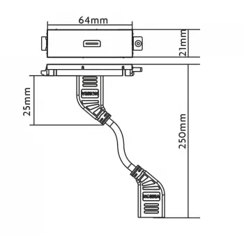 HDMI-wandcontactdoos Vision TC3