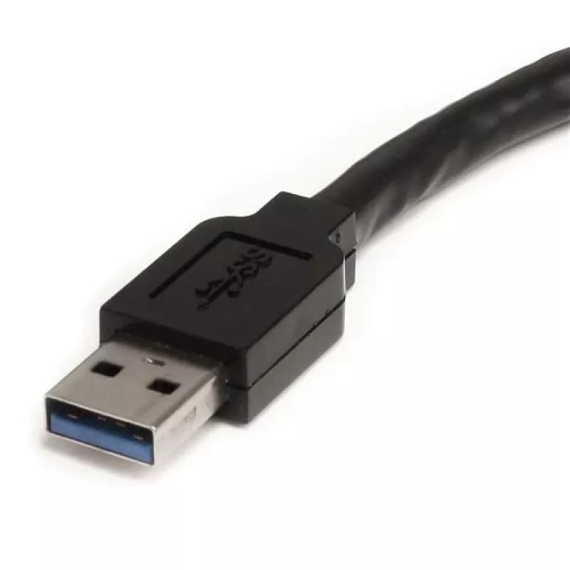 StarTech.com 10m actieve USB 3.0-verlengkabel - M/F, 10 m, USB A, USB A, USB 3.2 Gen 1 (3.1 Gen 1), 5 Gbit/s, zwart