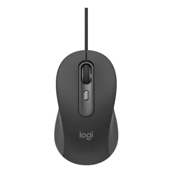 Bedraad full-size toetsenbord met muis Logitech 920-013349 — USB, QWERTY US International, grafiet, 1,8 m kabel