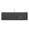 Bedraad full-size toetsenbord met muis Logitech 920-013349 — USB, QWERTY US International, grafiet, 1,8 m kabel