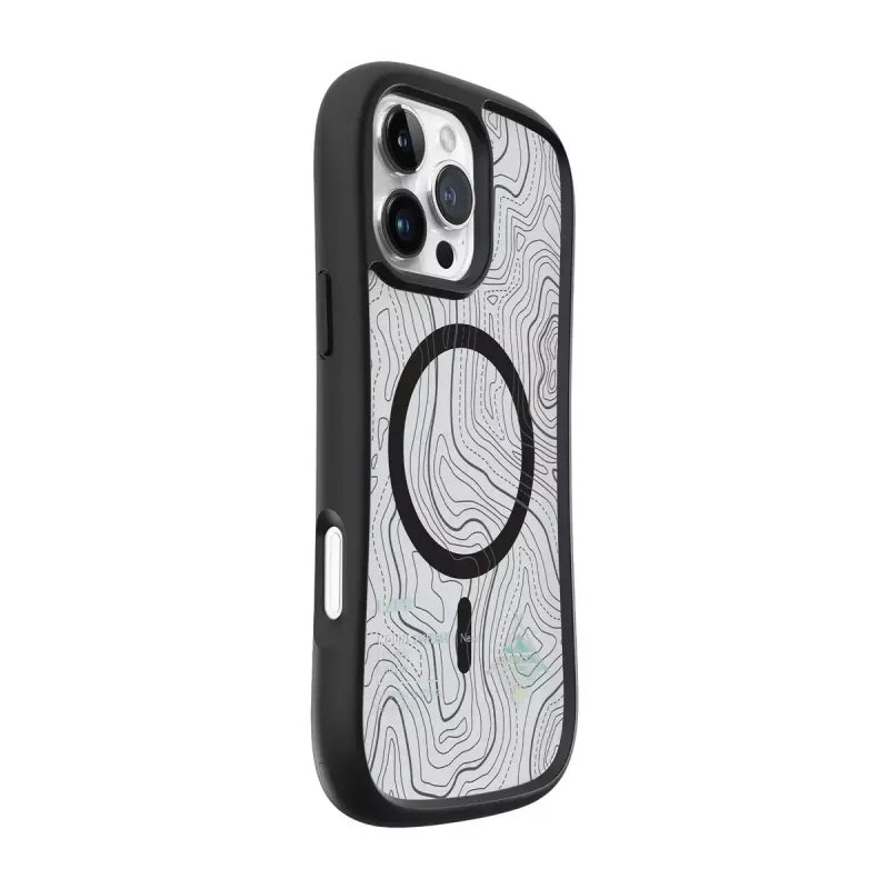 Cover LAUT POP ADVENTURE voor iPhone 16 Pro transparant zwart