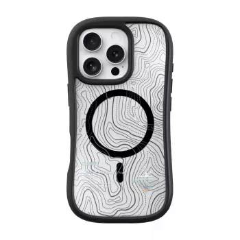 Cover LAUT POP ADVENTURE voor iPhone 16 Pro transparant zwart