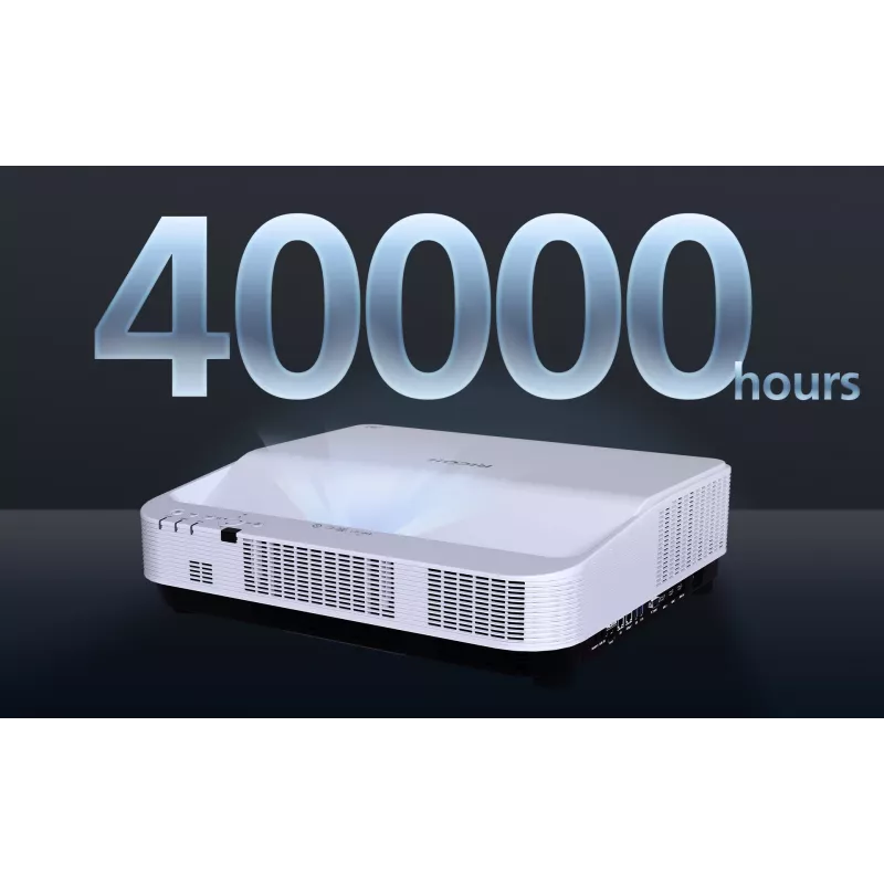 Ricoh PJ UHL3660 ultra-korteafstandsprojector 6500 ANSI Lumen DLP UHD 4K (3840x2160) wit