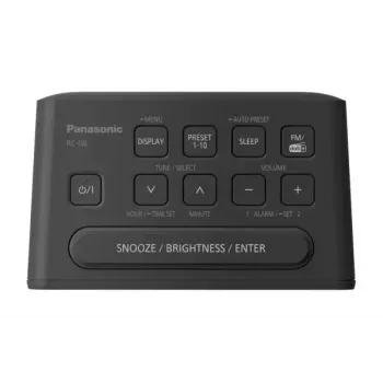 Klokradio Panasonic RC-D8EG-K zwart