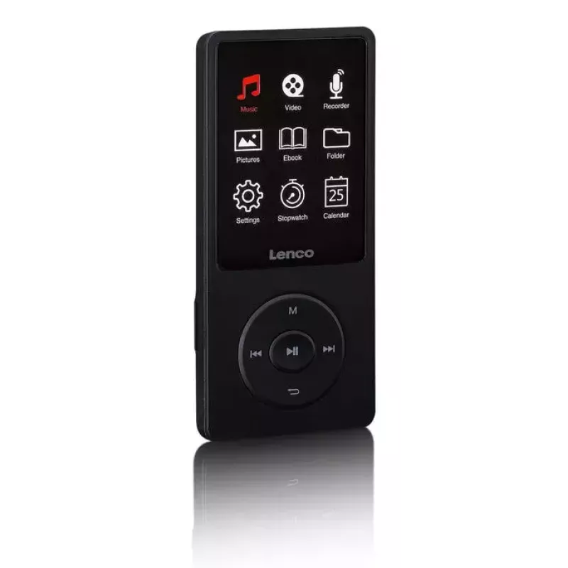 MP3-speler Lenco Xemio-669BK 8 GB zwart lcd 18h weergave