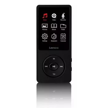 MP3-speler Lenco Xemio-669BK 8 GB zwart lcd 18h weergave