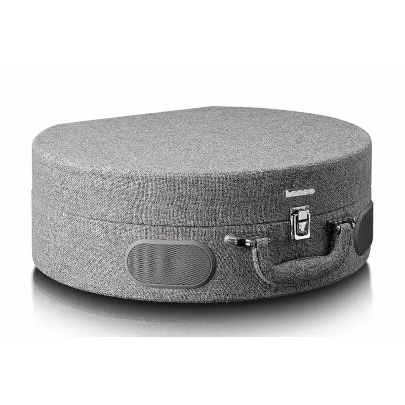 Platenspelersuitcase Lenco LS66GY met ingebouwde luidsprekers, draagbare platenspeler, ingebouwde versterker
