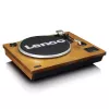 Riemaangedreven audio-platenspeler Lenco LS-55WA hout halfautomatisch USB Bluetooth