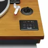 Riemaangedreven audio-platenspeler Lenco LS-55WA hout halfautomatisch USB Bluetooth