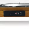 Riemaangedreven audio-platenspeler Lenco LS-55WA hout halfautomatisch USB Bluetooth