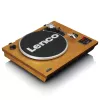 Riemaangedreven audio-platenspeler Lenco LS-55WA hout halfautomatisch USB Bluetooth