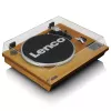 Riemaangedreven audio-platenspeler Lenco LS-55WA hout halfautomatisch USB Bluetooth