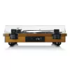 Riemaangedreven audio-platenspeler Lenco LS-55WA hout halfautomatisch USB Bluetooth