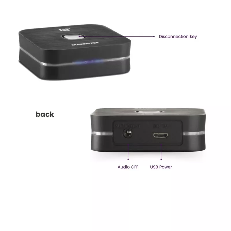 Marmitek BoomBoom 80 Bluetooth-audio-ontvanger met NFC