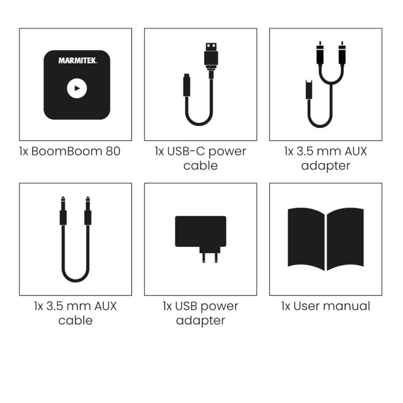 Marmitek BoomBoom 80 Bluetooth-audio-ontvanger met NFC