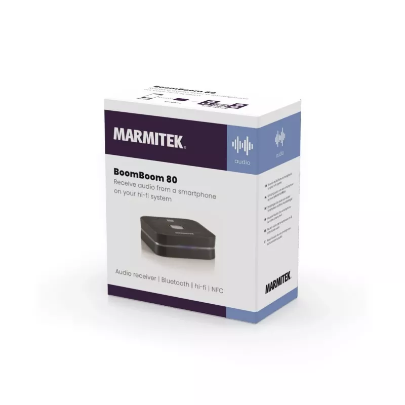 Marmitek BoomBoom 80 Bluetooth-audio-ontvanger met NFC