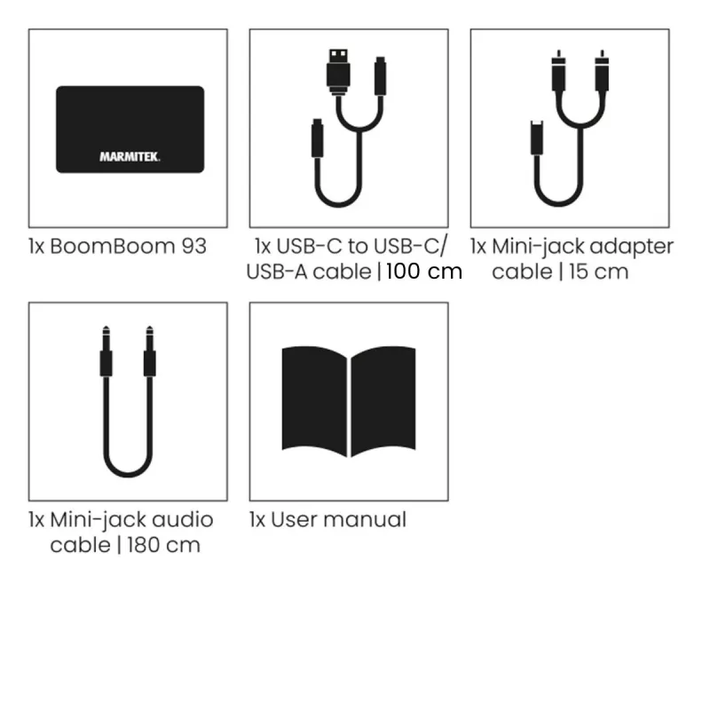 Marmitek BoomBoom 93 draadloze Bluetooth-audio-ontvanger (08312)