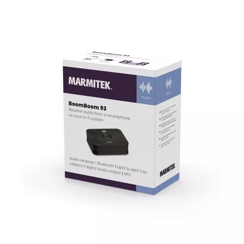 Marmitek BoomBoom 93 draadloze Bluetooth-audio-ontvanger (08312)