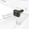 Hama 00014163 FM-zender / voedingsadapter voor mobiele telefoon, tablet, AUX-IN, USB-IN, zwart