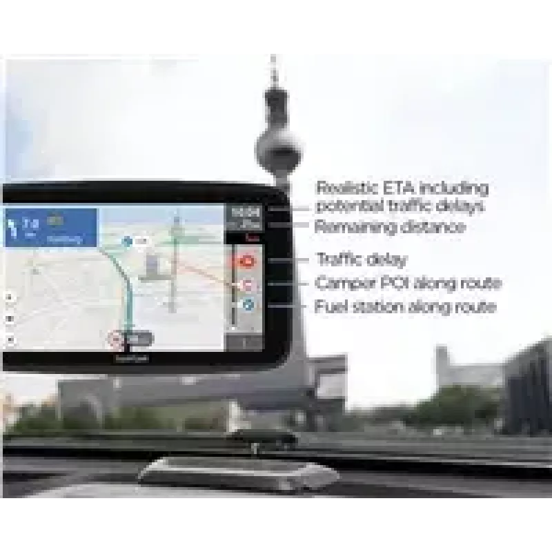 GPS-navigator TOMTOM Go Camper Tour 6 (2e generatie) — draagbare navigatie voor campers/vans