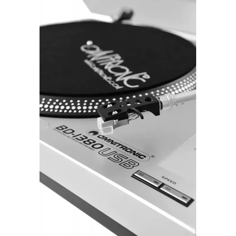 Riemgedreven dj-draaitafel Omnitronic 10603043